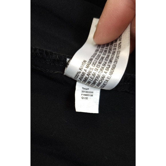 Wild Fable Tiered Short SunDress Adjustable Strap Women XS Flowey Black Causal - Picture 9 of 11